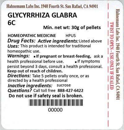 Glycyrrhiza Glabra 6c 30g (Glycyrrhiza Glabra 6c 30g)